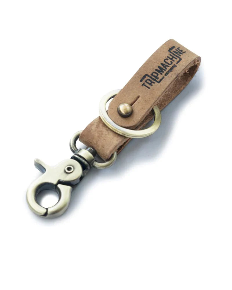 key fob with antique gold