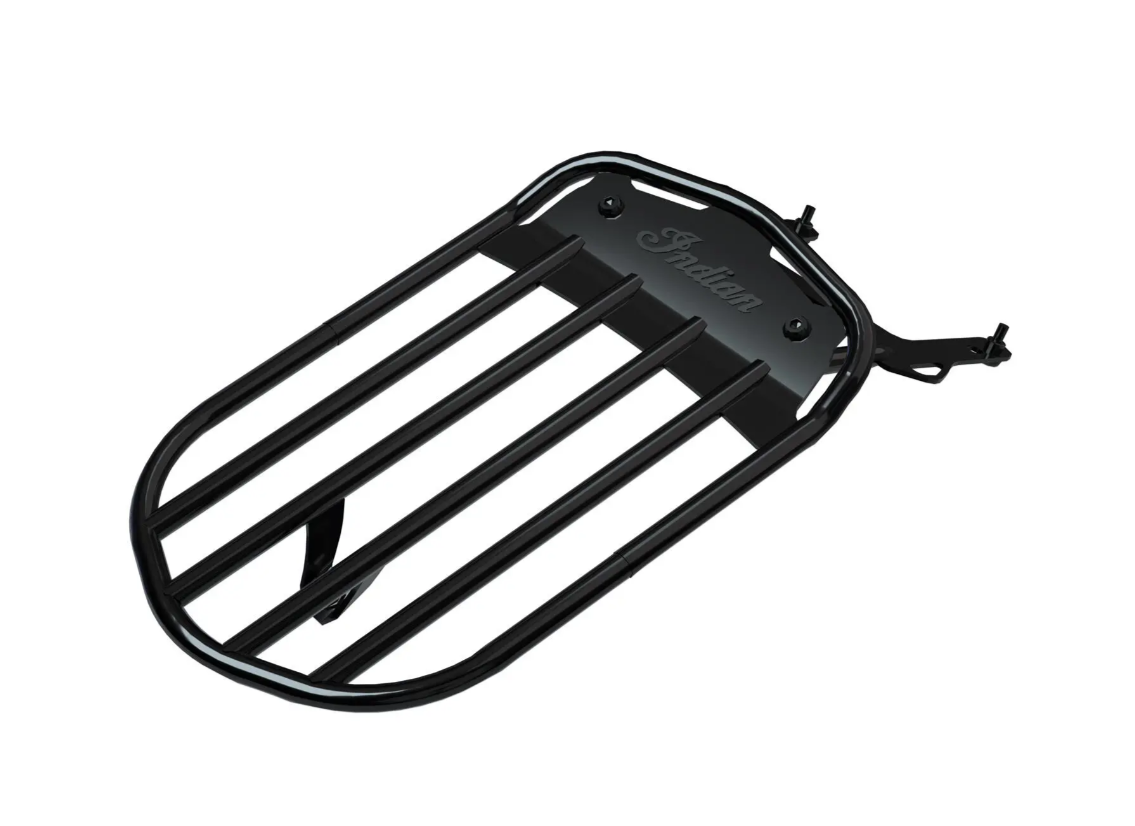 Indian Motorcycle Pinnacle Solo Luggage Rack Gloss Black