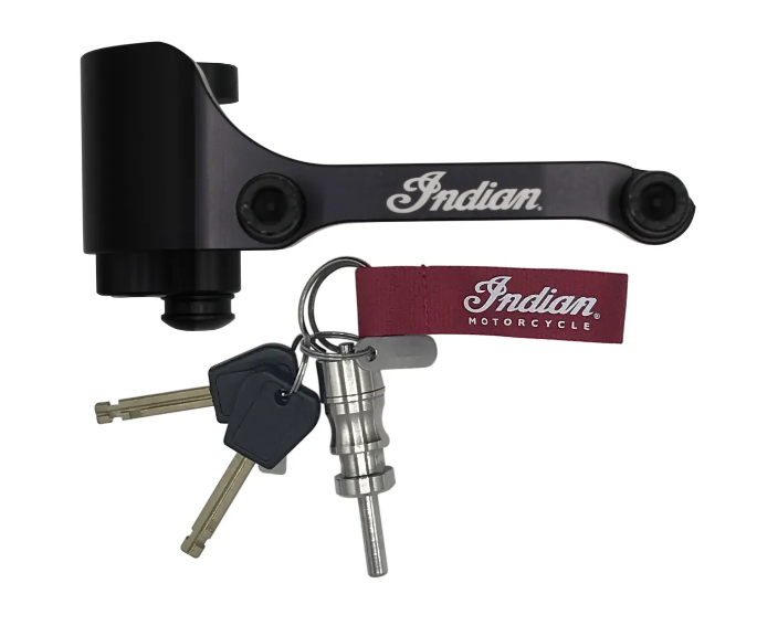 Indian Motorcycle Front Wheel Disc Lock Black