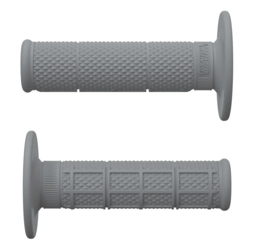 Indian Motorcycle ProTaper® Waffle Handlebar Grips Gray (Pair)