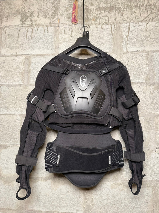 Raven Sideswipe Protective Jacket Black (Size: Large)