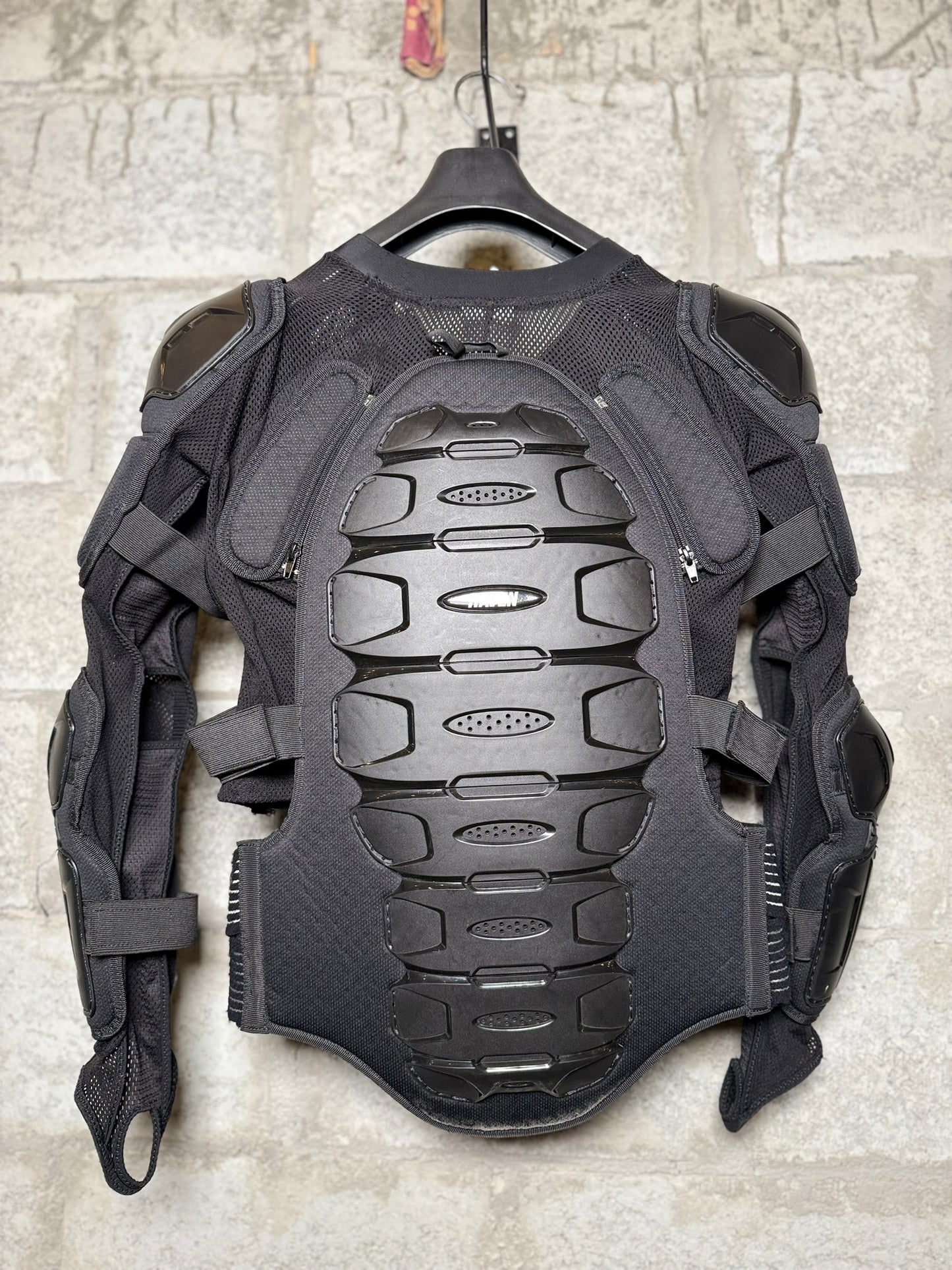Raven Sideswipe Protective Jacket Black (Size: Large)