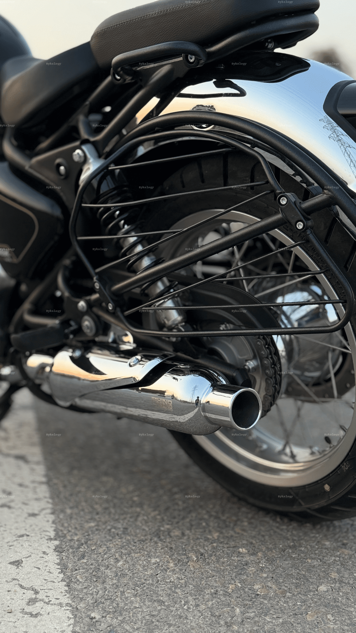 Rhino Racing C-V4 Peashooter Royal Enfield Classic 650 Stainless Steel Exhaust