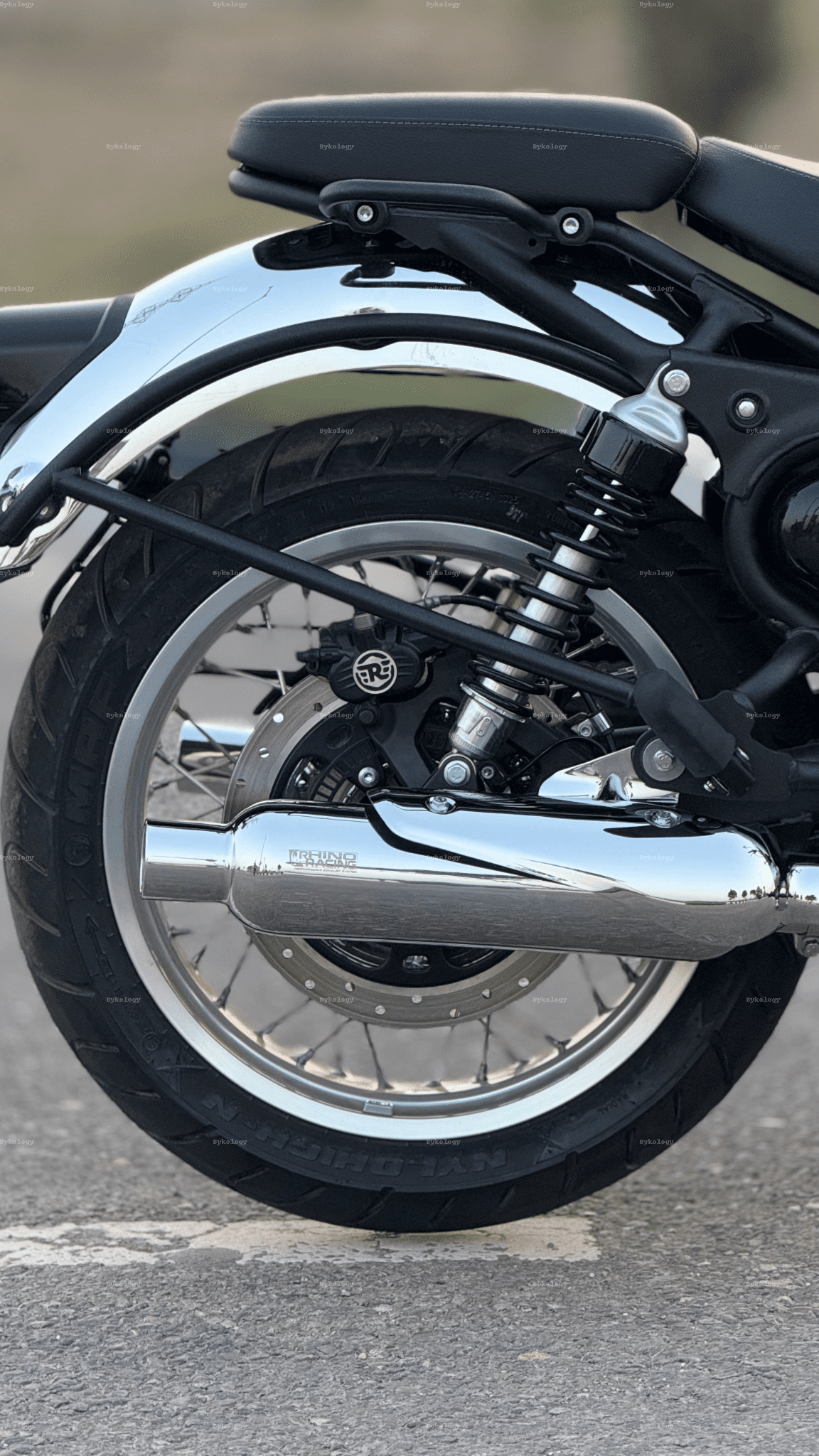 Rhino Racing C-V4 Peashooter Royal Enfield Classic 650 Stainless Steel Exhaust