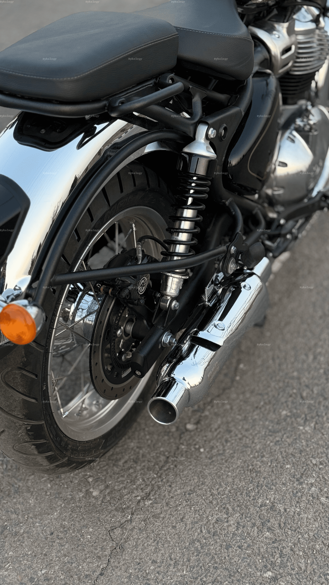 Rhino Racing C-V4 Peashooter Royal Enfield Classic 650 Stainless Steel Exhaust