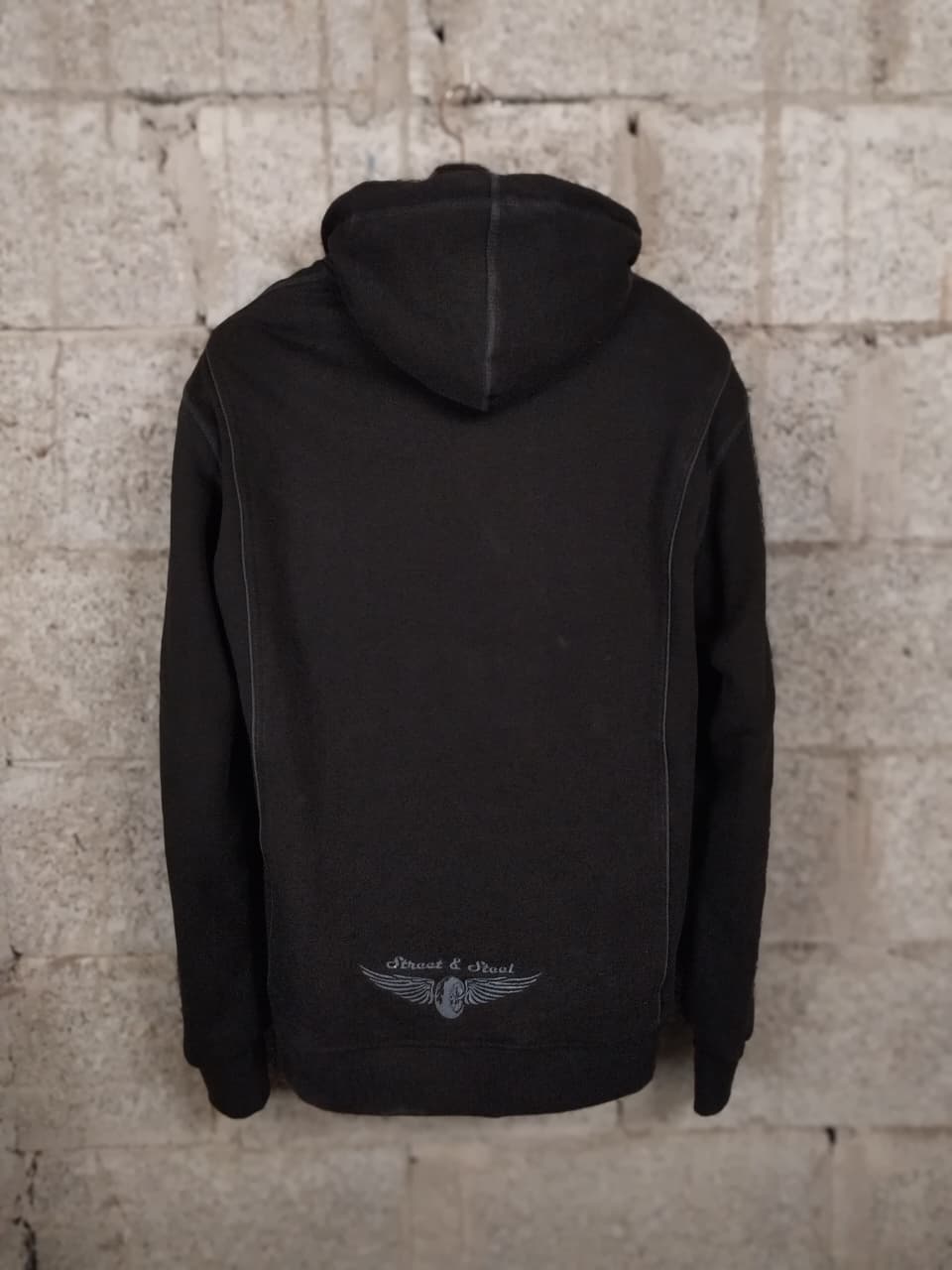 STREET & STEEL Redwood Hooded Sweatshirt Black (Size: Large)