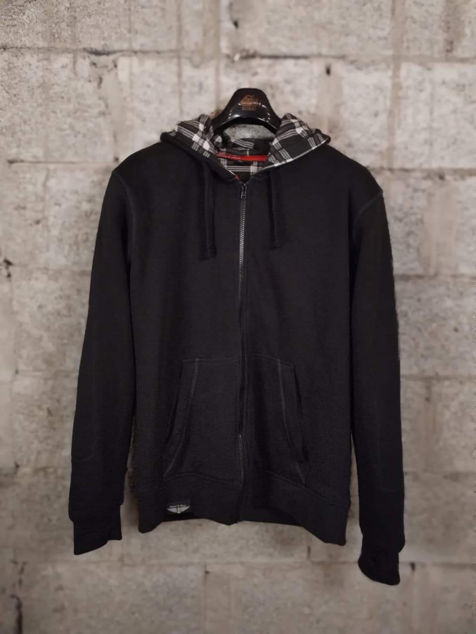 STREET & STEEL Redwood Hooded Sweatshirt Black (Size: Large)