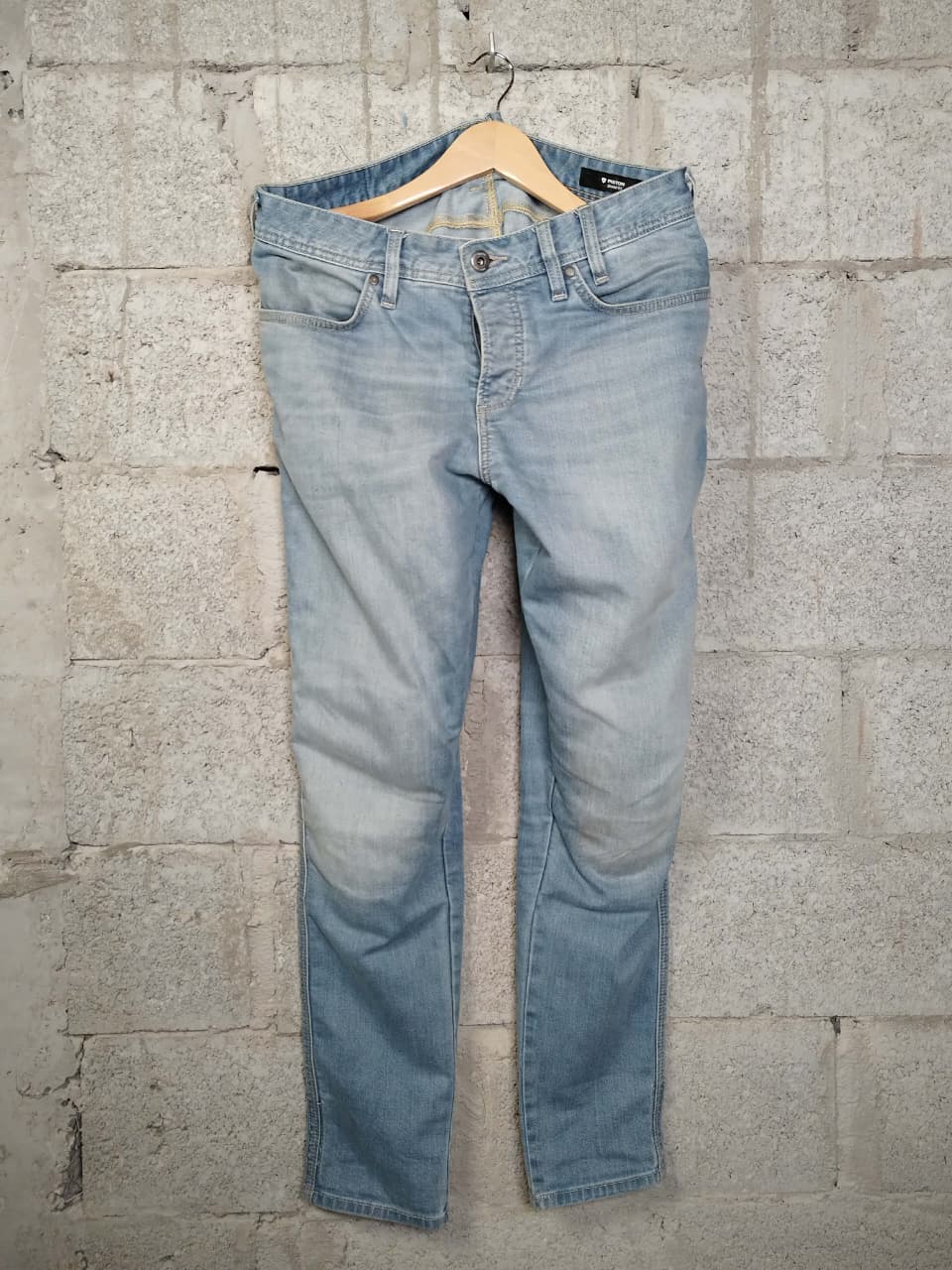 Revit Piston 3 Skinny Motorcycle Jeans Blue (Size: 34)