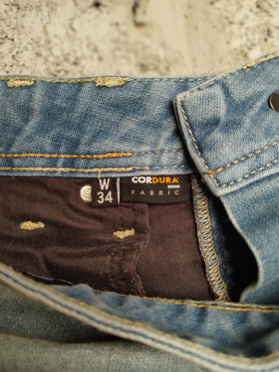 Revit Piston 3 Skinny Motorcycle Jeans Blue (Size: 34)