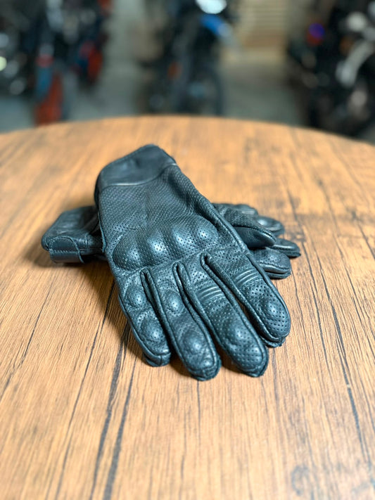 Riders Choice Leather Riding Gloves Black (Size Available: Small/Medium/Large)