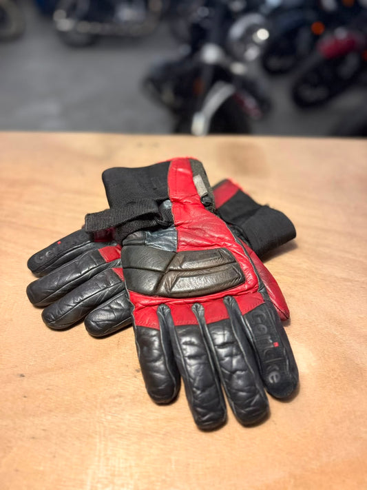 Hein Gericke Motorcycle Gloves Red/Black (Size: XLarge)