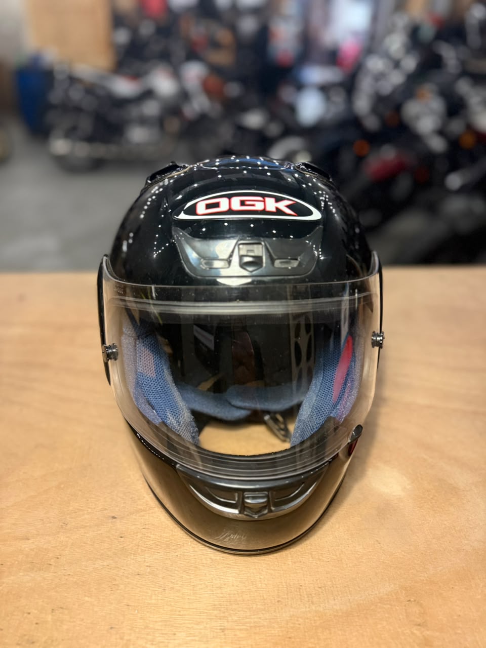 OGK FF-3 Motorcycle Helmet Black (Size: XL)