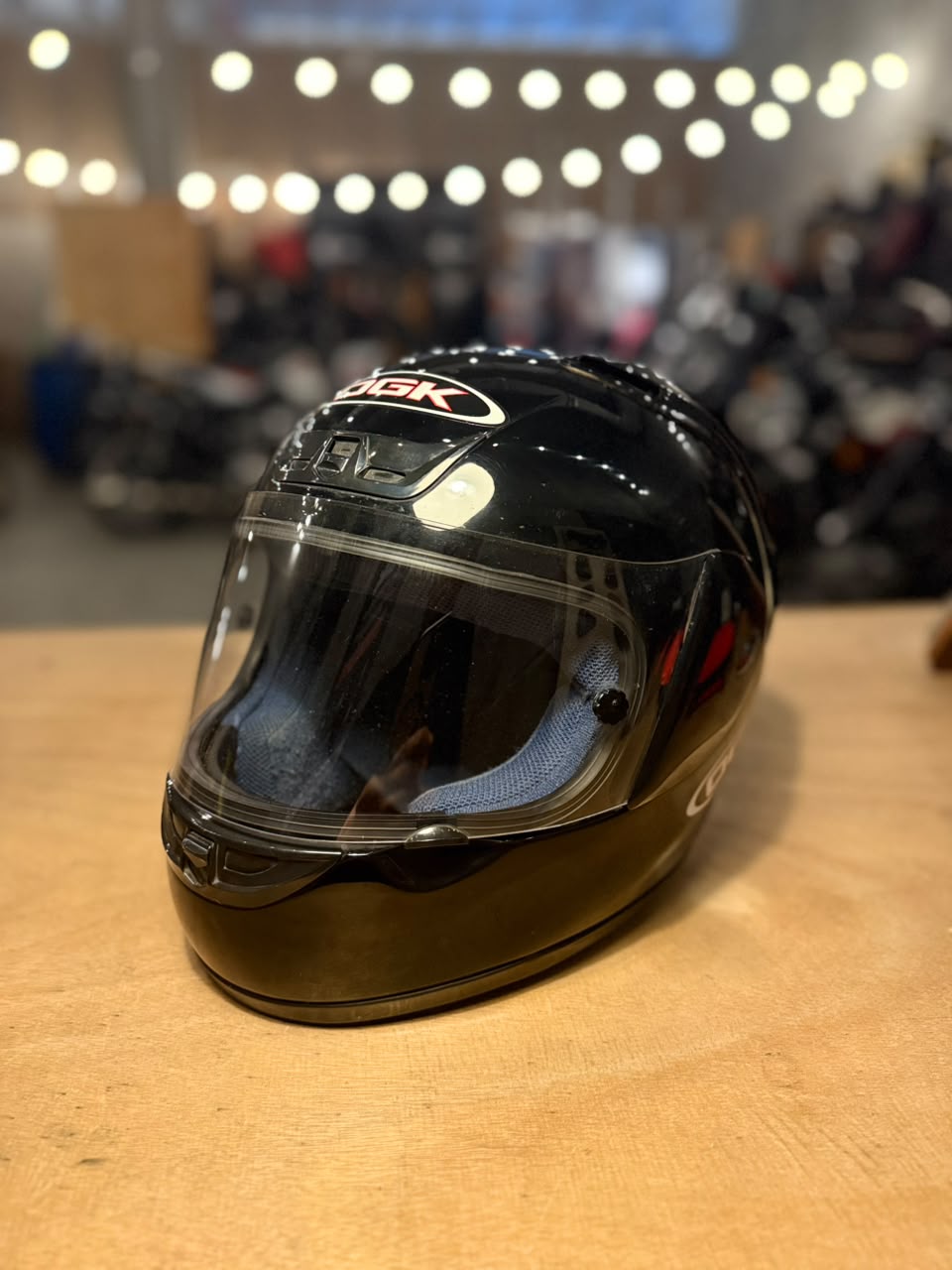 OGK FF-3 Motorcycle Helmet Black (Size: XL)
