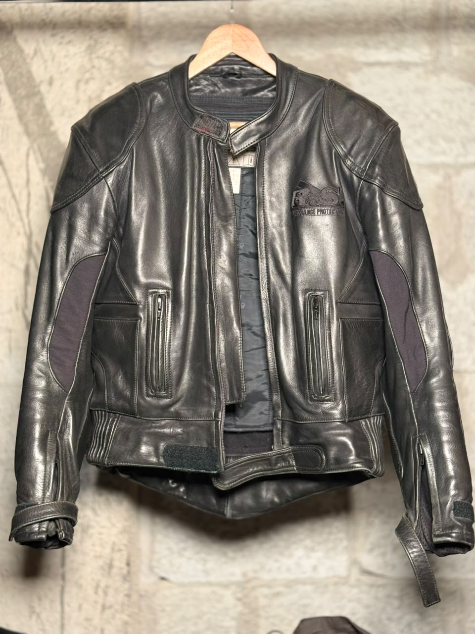RS Performance Sirius 2 Leather Jacket Black (Size:Large)