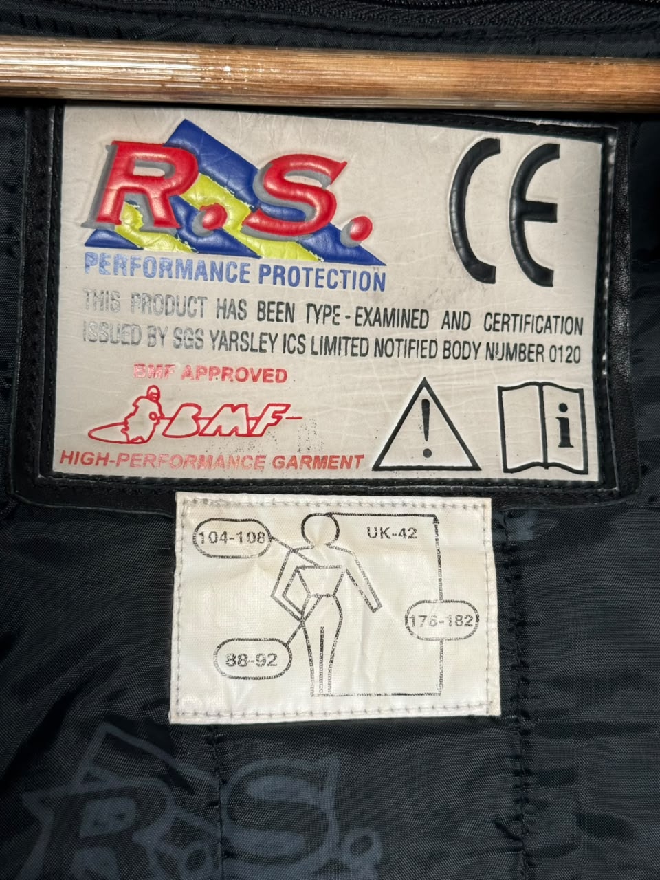 RS Performance Sirius 2 Leather Jacket Black (Size:Large)