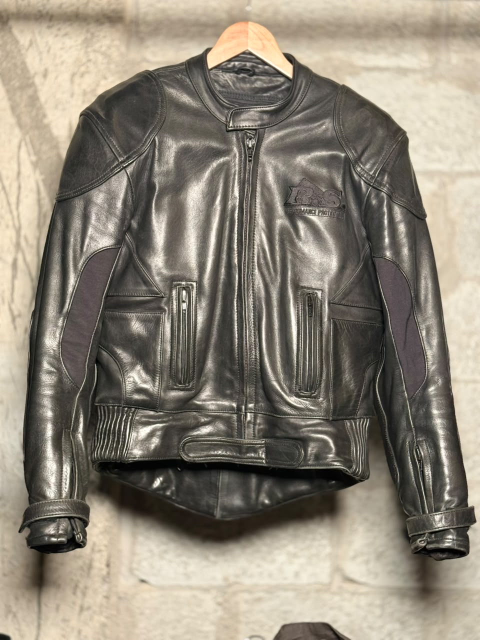 RS Performance Sirius 2 Leather Jacket Black (Size:Large)