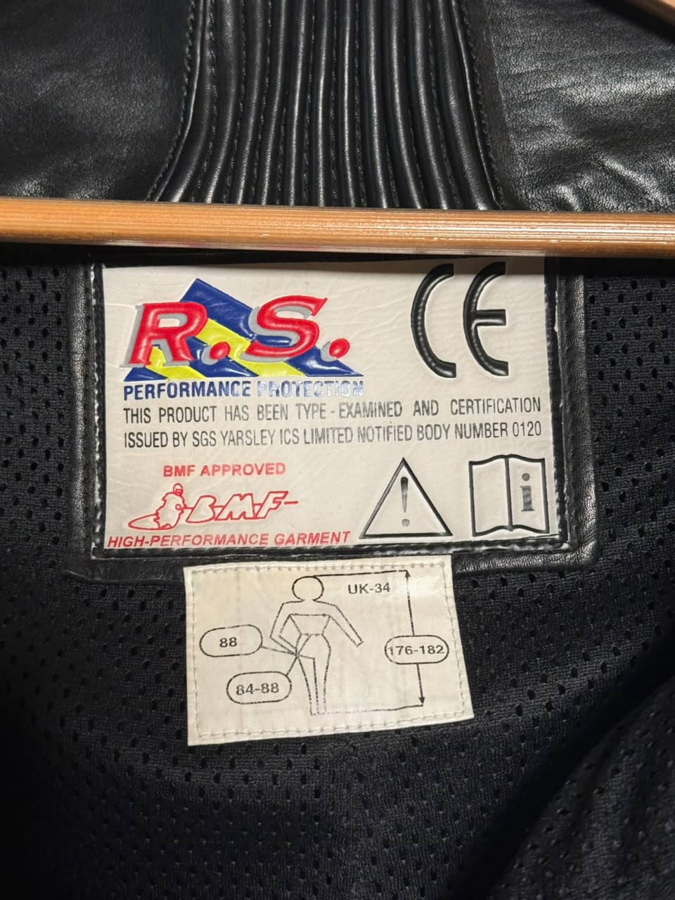 RS Performance Sirius 2 Leather Trouser Black (Size: UK32)