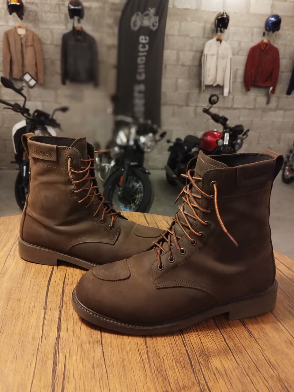 Stylmartin Motorcycle Boots District Brown (Size:45)