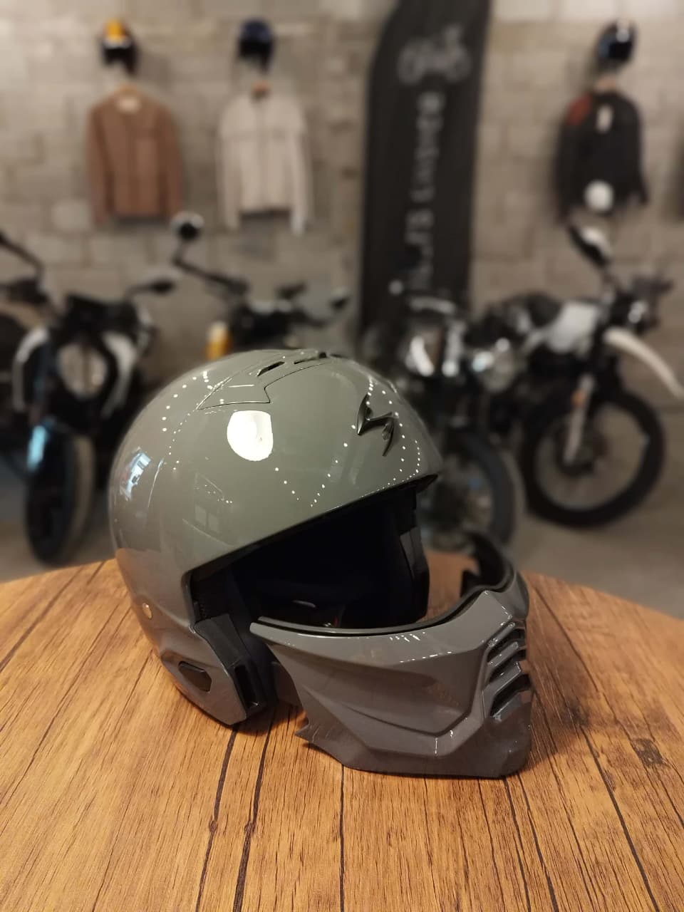 Scorpion EXO Covert II Solid Gray (Size: Large 58-59)